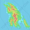Topografische Karte เกาะช้าง, Höhe, Relief