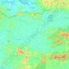 Topografische Karte Sintang, Höhe, Relief