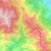Topografische Karte Sky Londa, Höhe, Relief