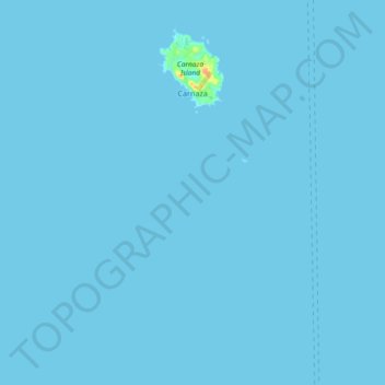 Topografische Karte Carnaza, Höhe, Relief
