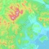 Topografische Karte Безверховское сельское поселение, Höhe, Relief