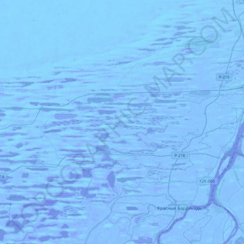 Topografische Karte Старокучергановский сельсовет, Höhe, Relief