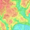 Topografische Karte район Митино, Höhe, Relief