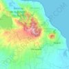 Topografische Karte Mecayapan, Höhe, Relief