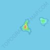 Topografische Karte Islas Chafarinas, Höhe, Relief
