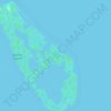 Topografische Karte Dammi Island, Höhe, Relief
