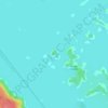 Topografische Karte Richardson Island, Höhe, Relief