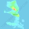 Topografische Karte Batag Island, Höhe, Relief