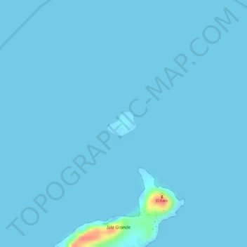 Topografische Karte Isla Tambor, Höhe, Relief