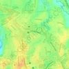 Topografische Karte Provence Suites, Höhe, Relief