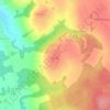 Topografische Karte Чижево, Höhe, Relief