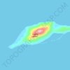 Topografische Karte Sugbay Island, Höhe, Relief