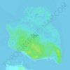 Topografische Karte Cahayagan Island, Höhe, Relief
