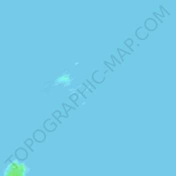 Topografische Karte Eastern Island, Höhe, Relief