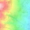 Topografische Karte RW 11 Kelurahan Merjosari Kecamatan Lowokwaru Kota Malang, Höhe, Relief