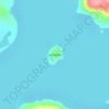 Topografische Karte Isla Huemul, Höhe, Relief