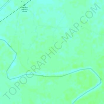 Topografische Karte Chandpur, Höhe, Relief
