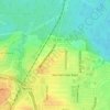 Topografische Karte Hills of Roanoke, Höhe, Relief