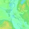 Topografische Karte Нижнево, Höhe, Relief