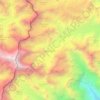 Topografische Karte Zemu Glacier, Höhe, Relief