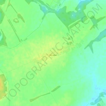 Topografische Karte Чекчино, Höhe, Relief