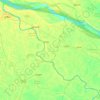 Topografische Karte Gorai-Madhumati River, Höhe, Relief