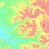 Topografische Karte Квахона, Höhe, Relief
