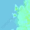 Topografische Karte Sivak Island, Höhe, Relief