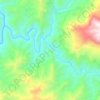 Topografische Karte Río Atoyac, Höhe, Relief