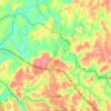 Topografische Karte Graysville, Höhe, Relief