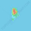 Topografische Karte Apo Island, Höhe, Relief