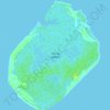 Topografische Karte Simisa Island, Höhe, Relief