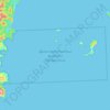 Topografische Karte 远东海洋自然保护区, Höhe, Relief