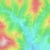 Topografische Karte Вівці, Höhe, Relief