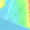 Topografische Karte Эвенск, Höhe, Relief