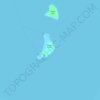 Topografische Karte Saluag Island, Höhe, Relief