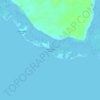 Topografische Karte North Ubian Island, Höhe, Relief