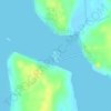 Topografische Karte Batas Desa Dian Pulau Kec Kei Kecil Barat Kabupaten Maluku Tenggara, Höhe, Relief
