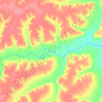 Topografische Karte Сиваки, Höhe, Relief