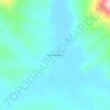 Topografische Karte Верхние Куряты, Höhe, Relief