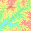 Topografische Karte Rio Cavernoso, Höhe, Relief