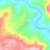 Topografische Karte Dusun Cilangkap, Desa Cisempur, Kec. Cibalong, Kab. Tasikmalaya, Höhe, Relief