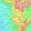 Topografische Karte Idukki, Höhe, Relief