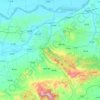 Topografische Karte 巩义市, Höhe, Relief