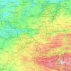 Topografische Karte Hennegau, Höhe, Relief